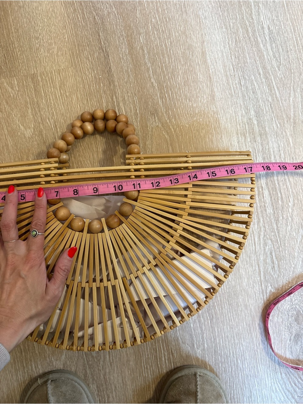 Cult Gaia Fan Ark Bamboo Bag x Adriana Degreas - Picture 6 of 8